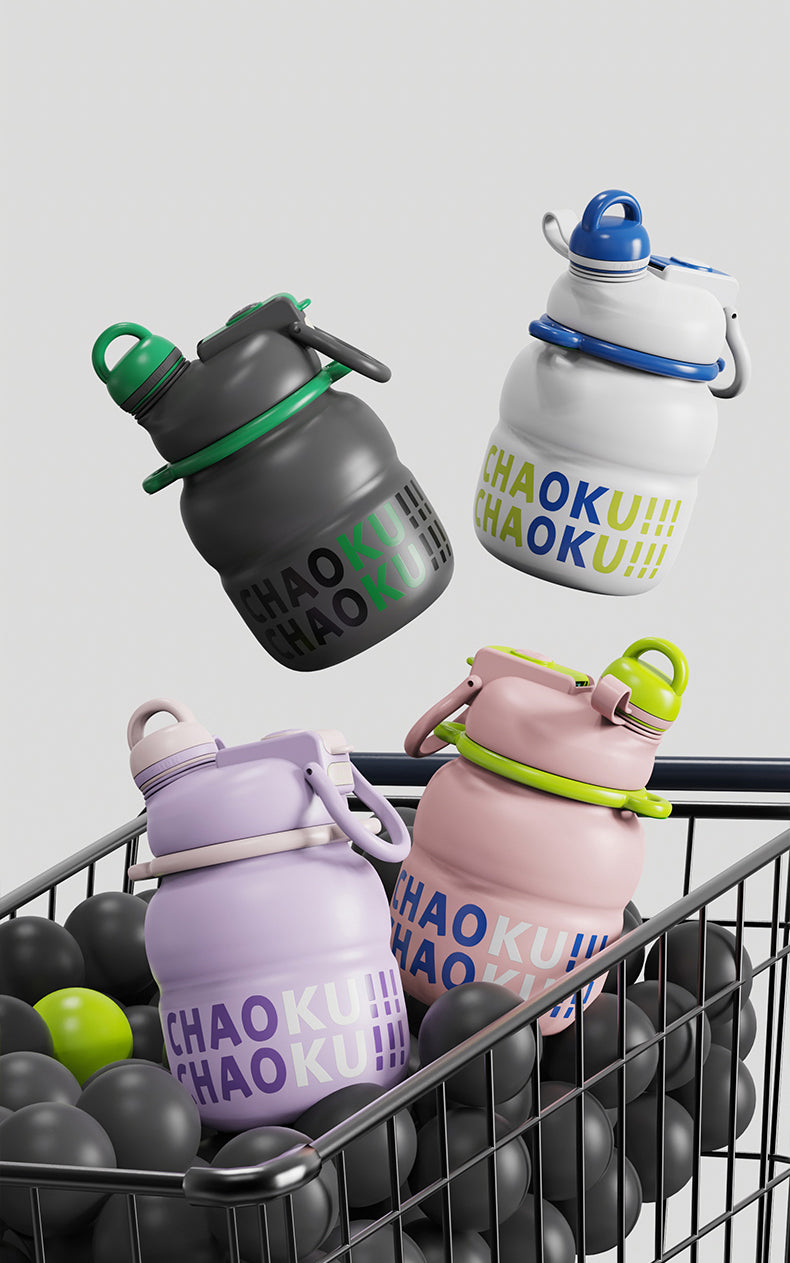 Yam Thermos Bottle Violet 750ml