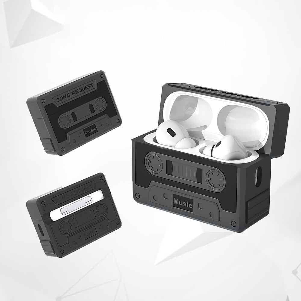 AirPods YamCase Music Design Noir