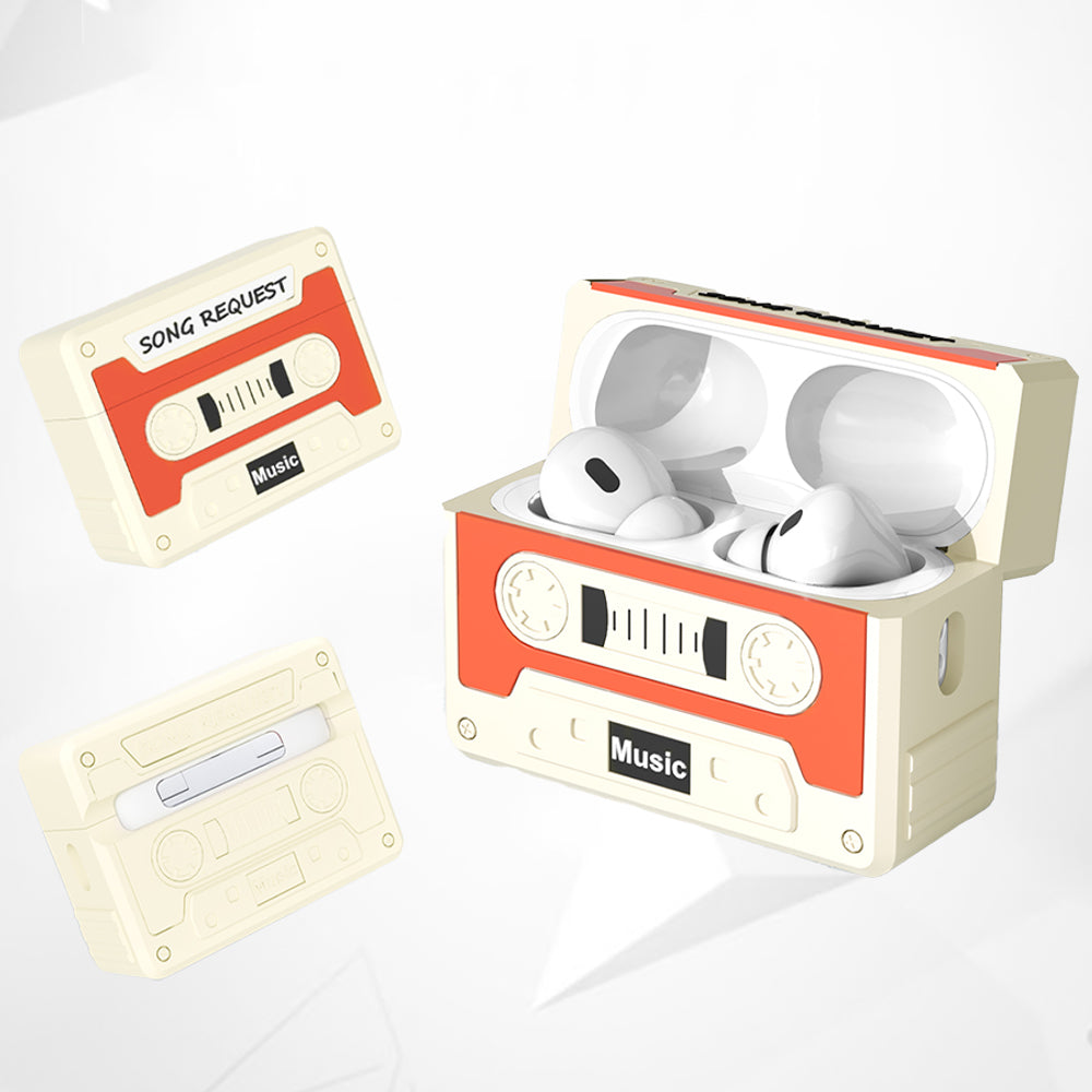 AirPods YamCase Music Design Orange