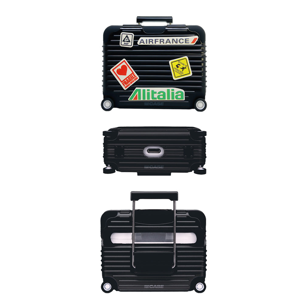 Valise AirPods YamCase Design Noir