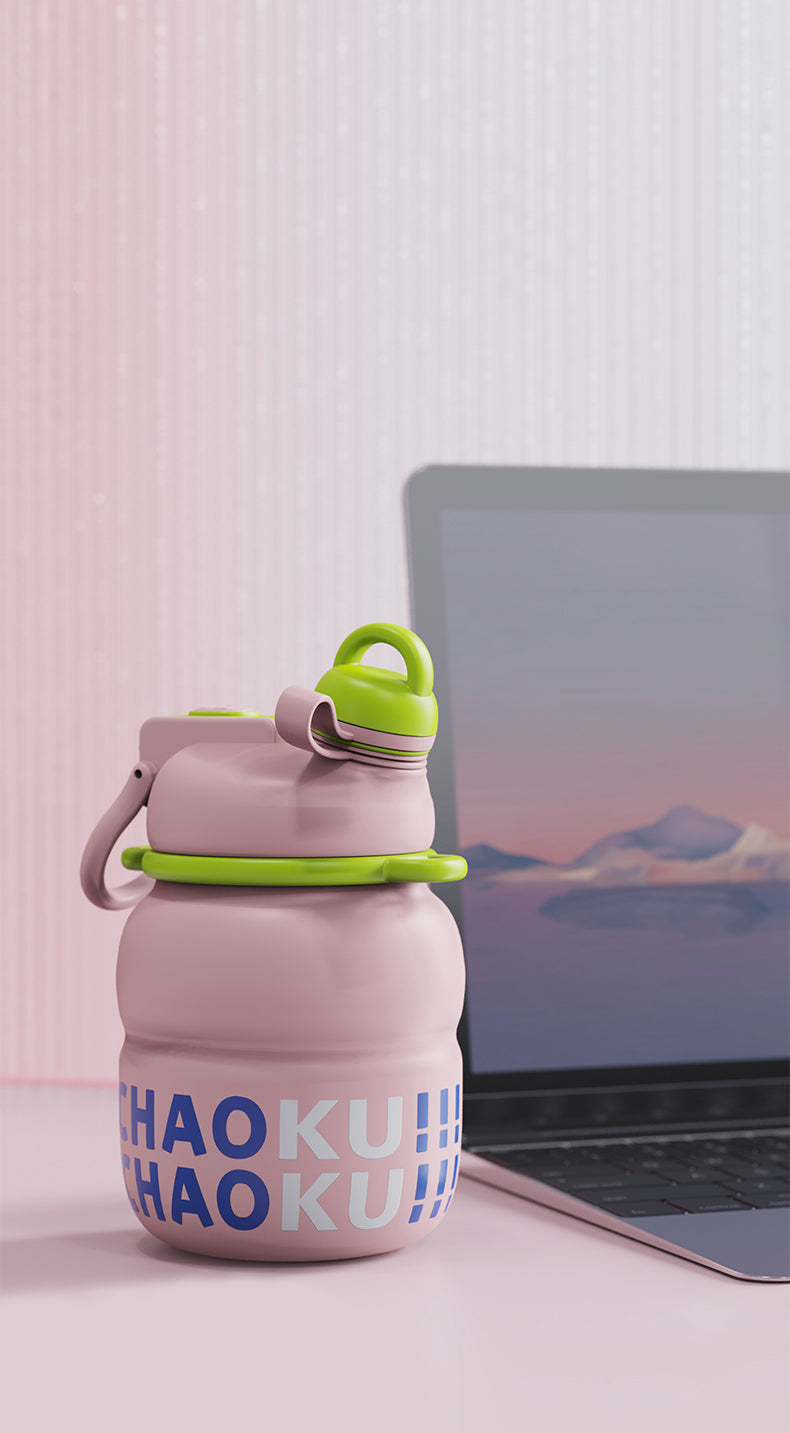 Yam Thermos Bottle Pink 750ml