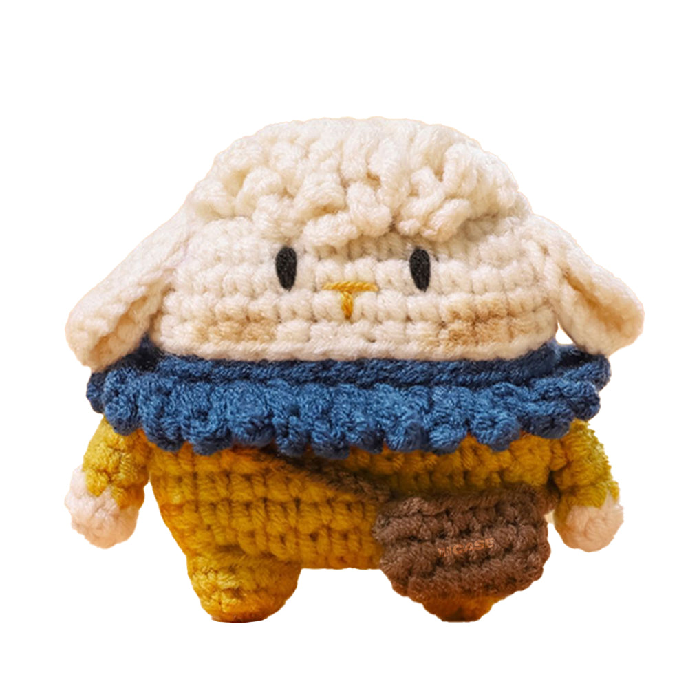 AirPods YamCase Knitted Soft Wool Design Beige