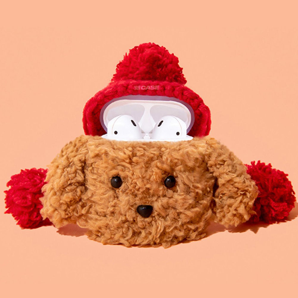 AirPods YamCase Knitted Soft Wool Design Red