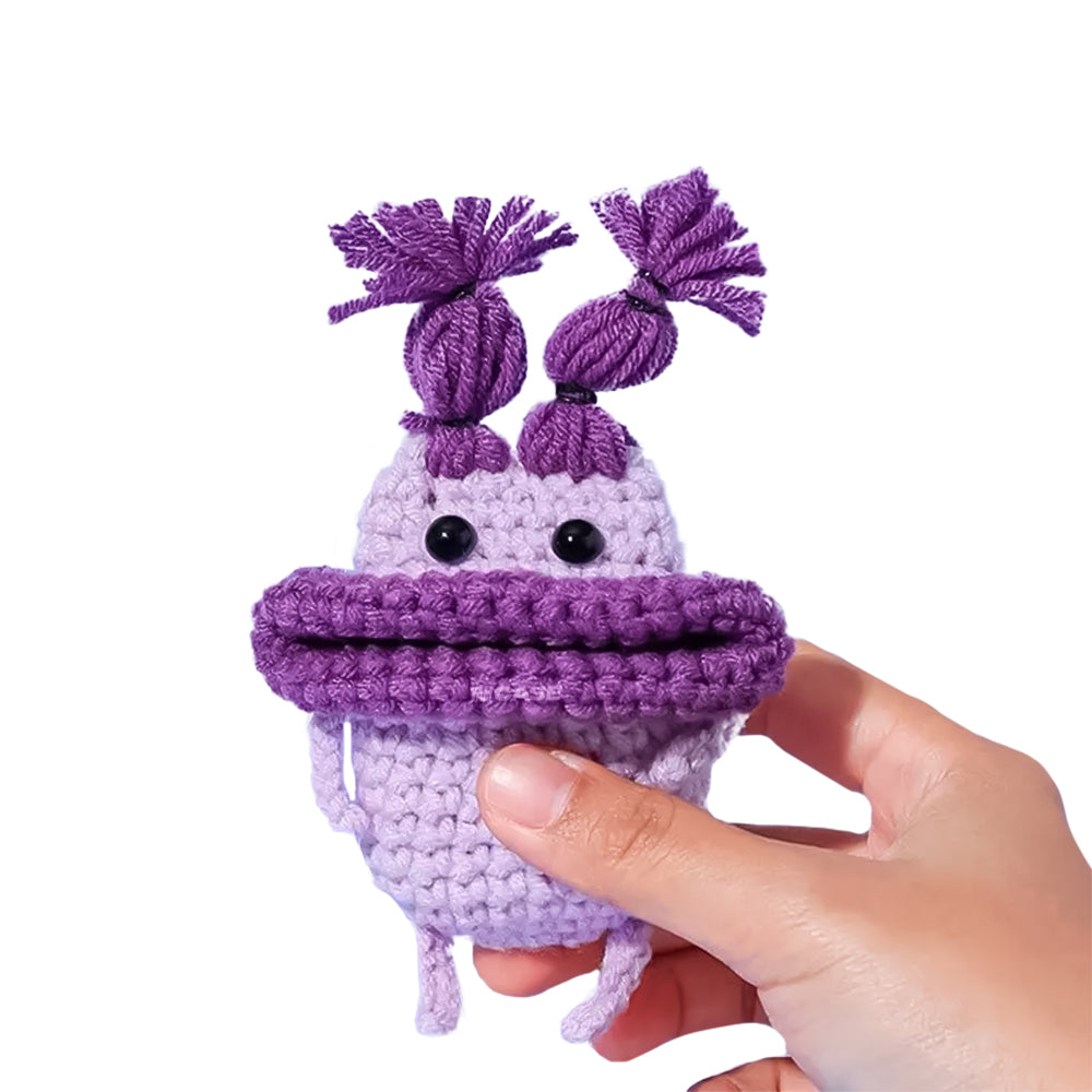 AirPods YamCase Knitted Soft Wool Design Violet