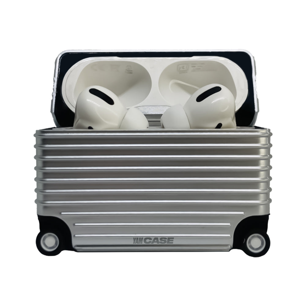 AirPods YamCase Suitecase Design Grey