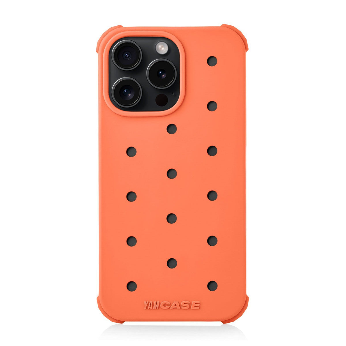 iPhone Jibbitz Orange Silicone YamCase
