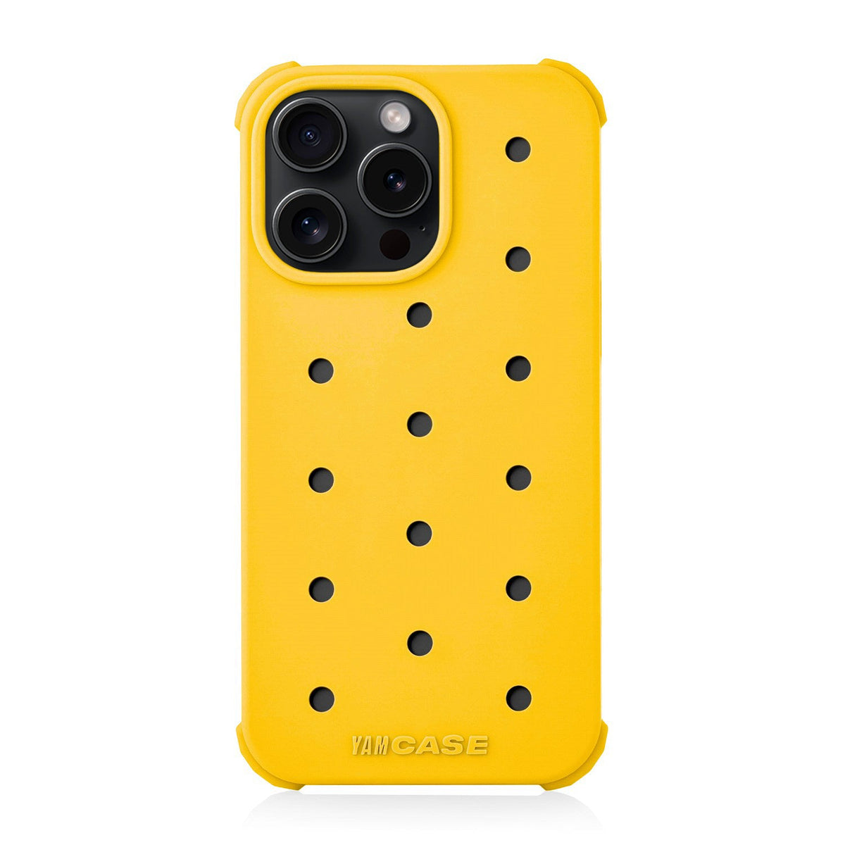 iPhone Jibbitz Yellow Silicone YamCase