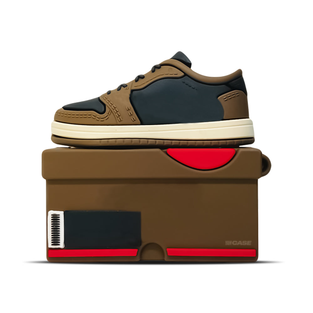 AirPods YamCase Sneakers Red&Brown