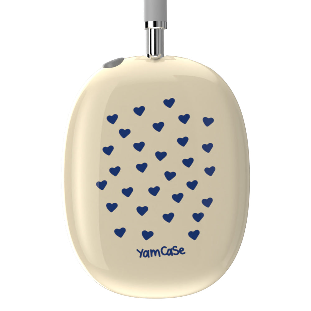 Silicone YamCase for AirPods Max Hearts Blue