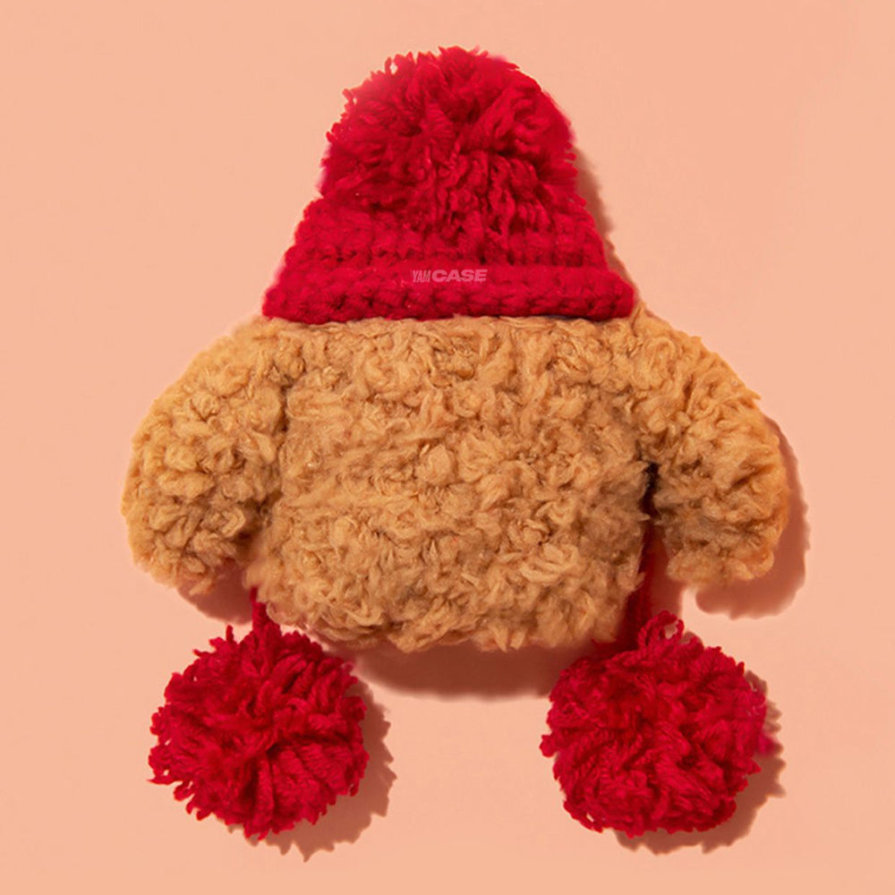 AirPods YamCase Knitted Soft Wool Design Red