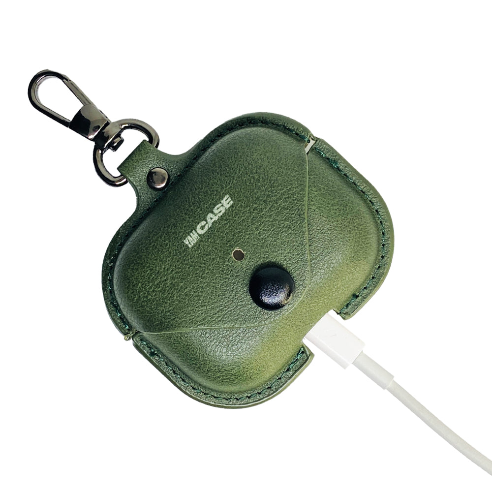 AirPods YamCase Leather Design Green