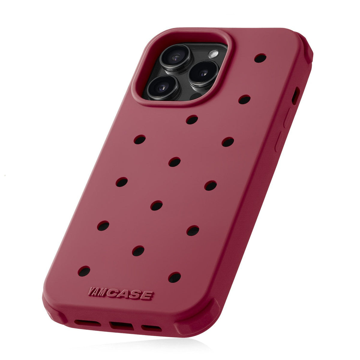 iPhone Jibbitz Red Silicone YamCase