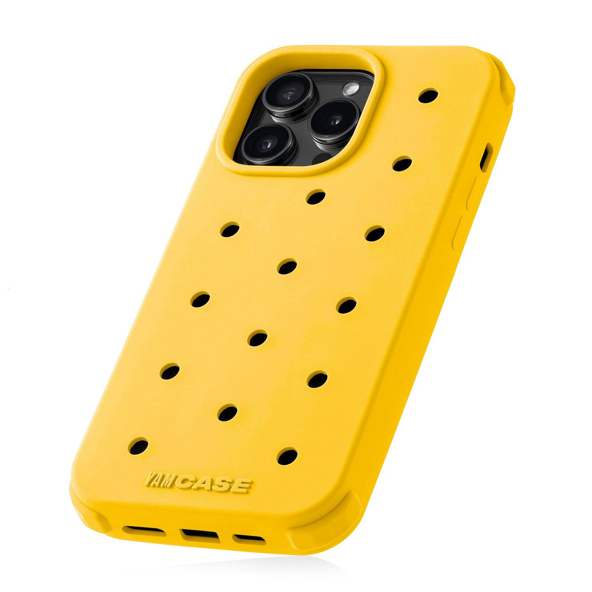 iPhone Jibbitz Yellow Silicone YamCase