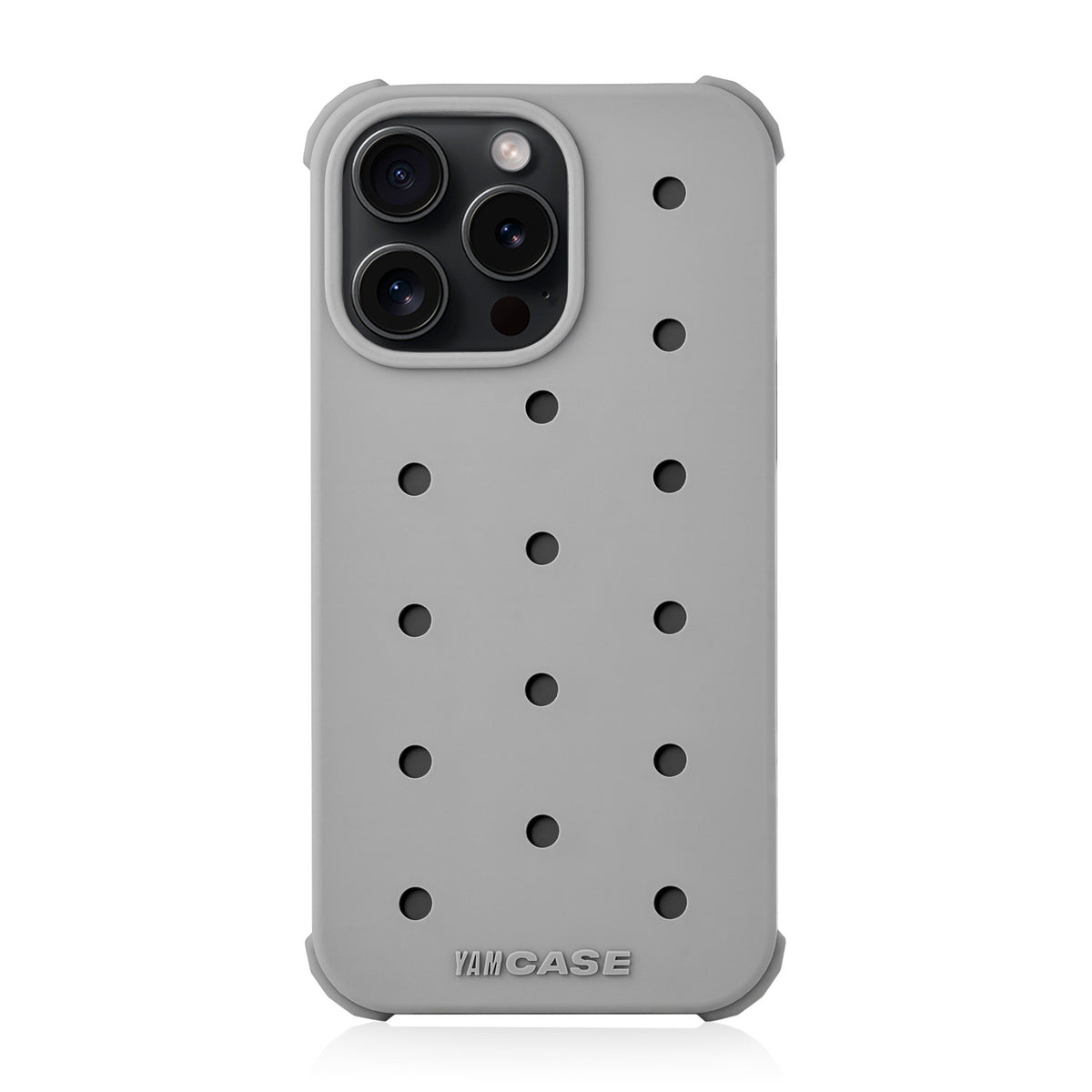 iPhone Jibbitz Grey Silicone YamCase